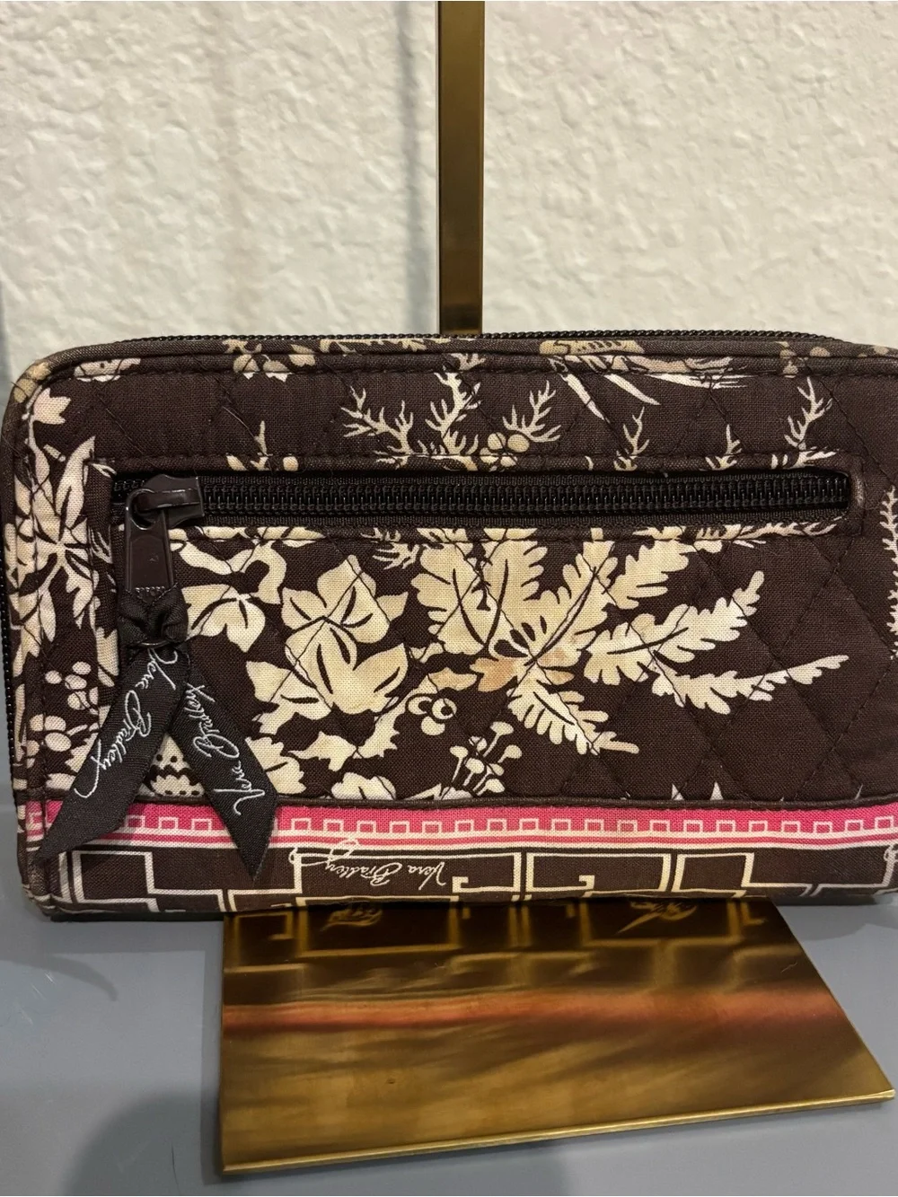 Vera Bradley Imperial Toile Quilted Wallet with Turn Lock - Picture 2 of 9